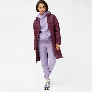 Aritzia TNA Botanie Packable Down Puffer Jacket – Burgundy – Size Small